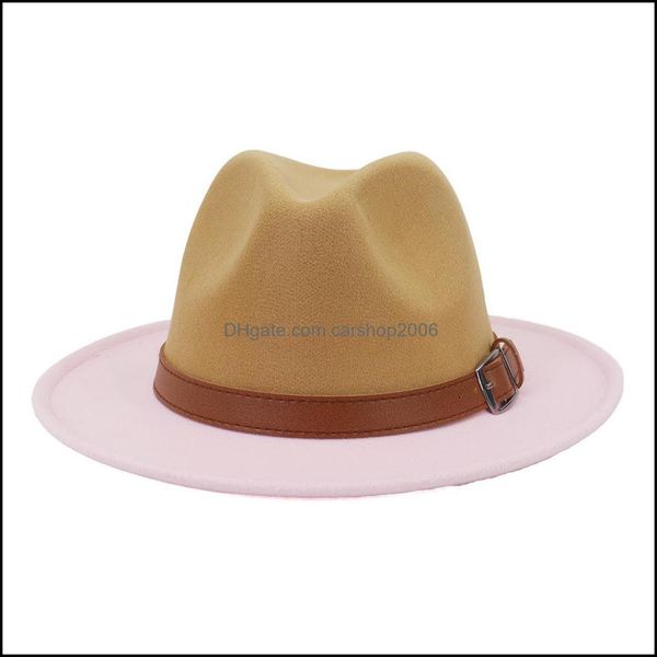 wide brim hats caps hats scarves gloves fashion accessories 2022 camel- patchwork jazz panama woolen felt fedora hat for women men, Blue;gray
wide brim hats caps hats scarves gloves fashion accessories 2022 camel- patchwork jazz panama woolen felt fedora hat for women men, Blue;gray