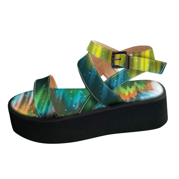 summer flat sandels for women open toe platform ladies sandals buckle ankle straps beach roman shoes woman zapatos de mujer, Black
summer flat sandels for women open toe platform ladies sandals buckle ankle straps beach roman shoes woman zapatos de mujer, Black