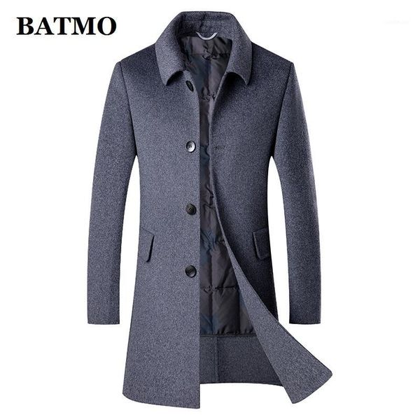 batmo new arrival winter 90% white duck down liner thicked wool trench coat men,men's wool jackets,men's warm coat 21051, Black
batmo new arrival winter 90% white duck down liner thicked wool trench coat men,men's wool jackets,men's warm coat 21051, Black
