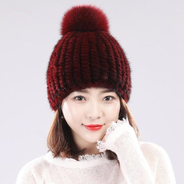 beanie/skull caps women winter real hats with genuine fur pompoms warm knitted red beanies for outdoor ski, Blue;gray
beanie/skull caps women winter real hats with genuine fur pompoms warm knitted red beanies for outdoor ski, Blue;gray