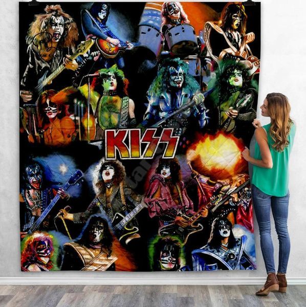 kiss rock&roll all nite party 3d quilt blanket for kids bedding throw soft warm thin blanket with cotton quilt style-51
kiss rock&roll all nite party 3d quilt blanket for kids bedding throw soft warm thin blanket with cotton quilt style-51