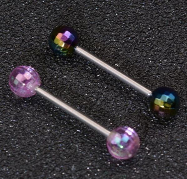 2pcs mix color 1.6x16x6mm acrylic ball tongue nails piercing ball barbell bar tongue ring body studs piercing pin jewelry h wmtvak, Black
2pcs mix color 1.6x16x6mm acrylic ball tongue nails piercing ball barbell bar tongue ring body studs piercing pin jewelry h wmtvak, Black