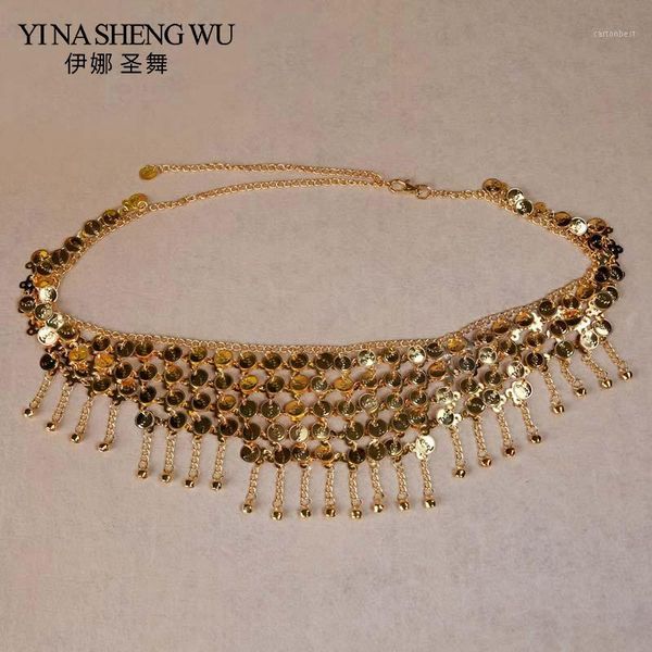 stage wear belly dance waist chain belt exquisite bell ornament oriental dancing metal coin 2 colors1, Black;red
stage wear belly dance waist chain belt exquisite bell ornament oriental dancing metal coin 2 colors1, Black;red