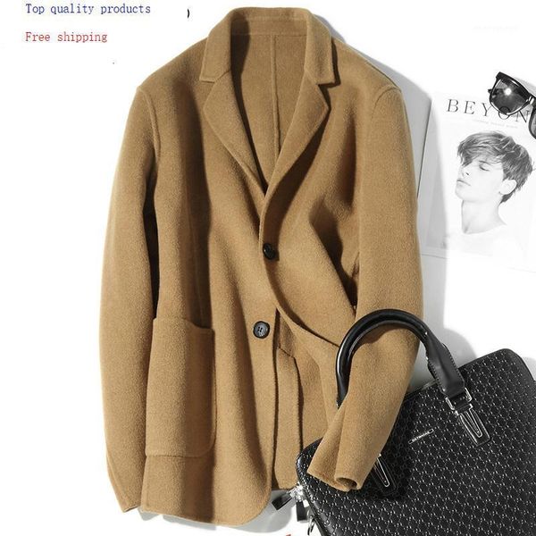 men's wool & blends ayusnue double-sided coat men korean woolen jacket spring autumn overcoat mens coats casaco masculino d-01-1803 kj3, Black
men's wool & blends ayusnue double-sided coat men korean woolen jacket spring autumn overcoat mens coats casaco masculino d-01-1803 kj3, Black