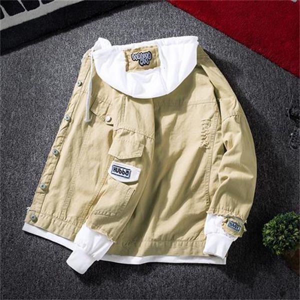 2021 new autumn fashion ripped hole denim jacket women hooded bomber coat vintage harajuku jean jacket female casaco feminino t200828, Black;brown
2021 new autumn fashion ripped hole denim jacket women hooded bomber coat vintage harajuku jean jacket female casaco feminino t200828, Black;brown