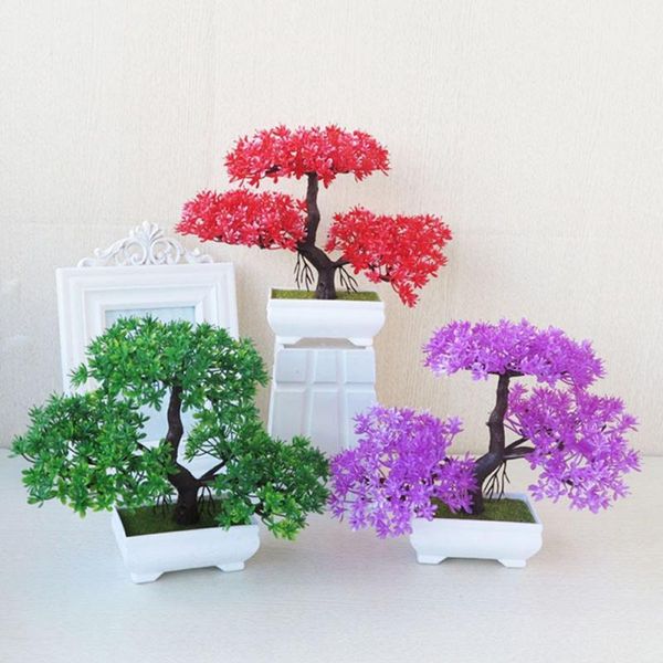 decorative flowers & wreaths 13 colors potted blossom bonsai festival cherry fake greeting trigeminal ball pine wedding party artificial pla
decorative flowers & wreaths 13 colors potted blossom bonsai festival cherry fake greeting trigeminal ball pine wedding party artificial pla