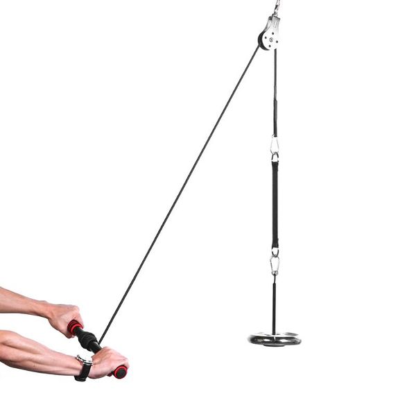 fitness pulley arm grip strength loading pin exerciser gym arm biceps triceps hand strength gym machine equipment