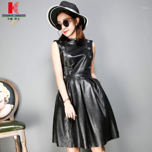 genuine leather dresses black short cocktail party black sleeveless leather dress corset unique autumn dresses, White;black
genuine leather dresses black short cocktail party black sleeveless leather dress corset unique autumn dresses, White;black