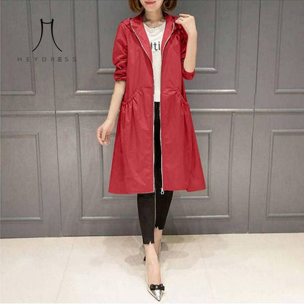 women's trench coats heydress 2021 autumn korean windbreaker ladies vintage loose large size thin long coat women hooded top, Tan;black
women's trench coats heydress 2021 autumn korean windbreaker ladies vintage loose large size thin long coat women hooded top, Tan;black