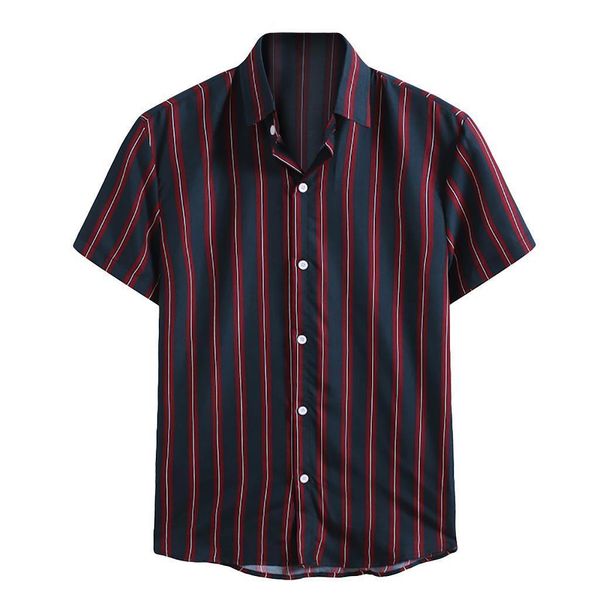 kancoold shirt men's summer fashion striped printed button short-sleeved shirt breathable loose blouse mens shirts casual may29, White;black
kancoold shirt men's summer fashion striped printed button short-sleeved shirt breathable loose blouse mens shirts casual may29, White;black