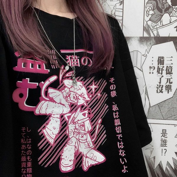 camisas mujer harajuku kawaii ninja cat cute print punk summer japan cartoon streetwear vintage chic casual women t-shirt, White
camisas mujer harajuku kawaii ninja cat cute print punk summer japan cartoon streetwear vintage chic casual women t-shirt, White