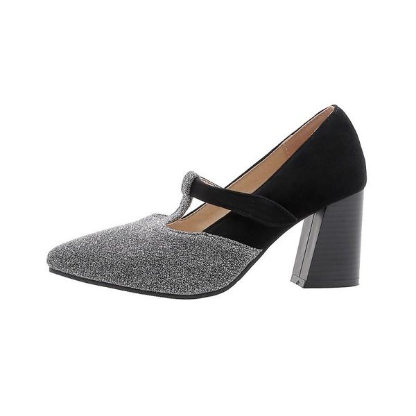 dress shoes big size single shoe with fashionable splicing design ladies high heels women woman pumps, Black
dress shoes big size single shoe with fashionable splicing design ladies high heels women woman pumps, Black