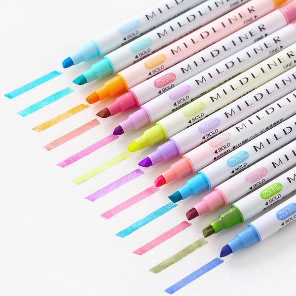 2020 new fashion 12-color double-headed highlighter pen color highlighter art marker school and office art stationery, Black;red
2020 new fashion 12-color double-headed highlighter pen color highlighter art marker school and office art stationery, Black;red