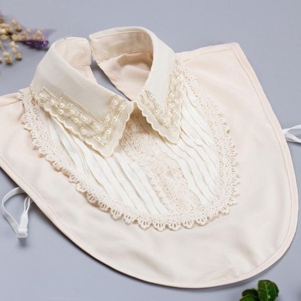 women retro layered chiffon false collar lace faux pearl lapel half shirt dickey 50pf, Blue;purple
women retro layered chiffon false collar lace faux pearl lapel half shirt dickey 50pf, Blue;purple