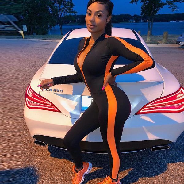 fitness sporty rompers womens jumpsuit 2019 workout casual patchwork active wear long sleeve zipper autumn jumpsuits1, Black;white
fitness sporty rompers womens jumpsuit 2019 workout casual patchwork active wear long sleeve zipper autumn jumpsuits1, Black;white