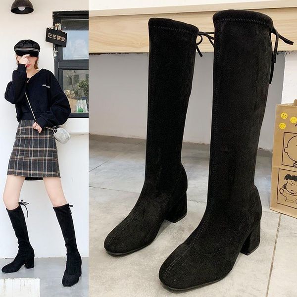 shoes women boots high heels boots-women winter footwear stiletto rubber autumn 2020 ladies over-the-knee rome flock, Black
shoes women boots high heels boots-women winter footwear stiletto rubber autumn 2020 ladies over-the-knee rome flock, Black