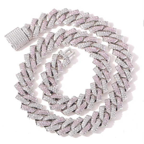 out chains iced for pink men link luxury micro-paved necklace of cuban cz hip hop current jewelry zdwo, Silver
out chains iced for pink men link luxury micro-paved necklace of cuban cz hip hop current jewelry zdwo, Silver