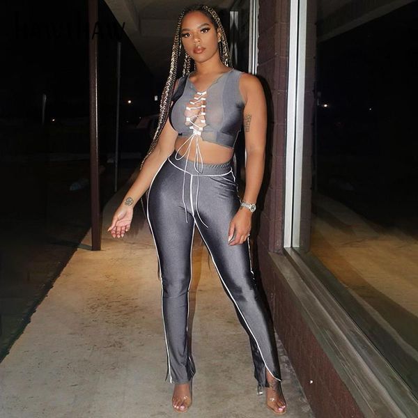 women's tracksuits hawthaw women autumn winter hollow out crop tank long pants female two piece sets 2021 fall clothes suit streetwear, Gray
women's tracksuits hawthaw women autumn winter hollow out crop tank long pants female two piece sets 2021 fall clothes suit streetwear, Gray