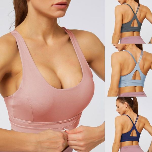 women sports bra running fitness seamless push up yoga bra shockproof girl vest female quick dry workout gym tank activewear, White;black
women sports bra running fitness seamless push up yoga bra shockproof girl vest female quick dry workout gym tank activewear, White;black