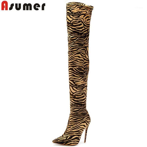 boots asumer 2021 fashion autumn winter pointed toe over the knee flock thin high heels classic thigh high1, Black
boots asumer 2021 fashion autumn winter pointed toe over the knee flock thin high heels classic thigh high1, Black