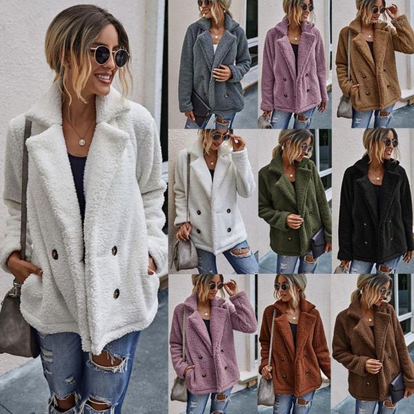 women's wool & blends donsignet clothes for women autumn and winter fashion button collar pocket women's coat rocking velvet coat1, Black
women's wool & blends donsignet clothes for women autumn and winter fashion button collar pocket women's coat rocking velvet coat1, Black