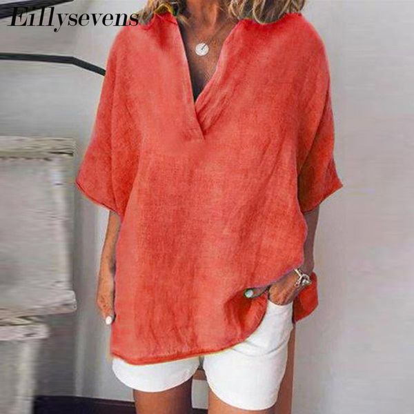 women's blouses & shirts casual cotton linen blouse women summer short sleeve v neck solid green gray yellow red dark plus size tunic 5, White
women's blouses & shirts casual cotton linen blouse women summer short sleeve v neck solid green gray yellow red dark plus size tunic 5, White