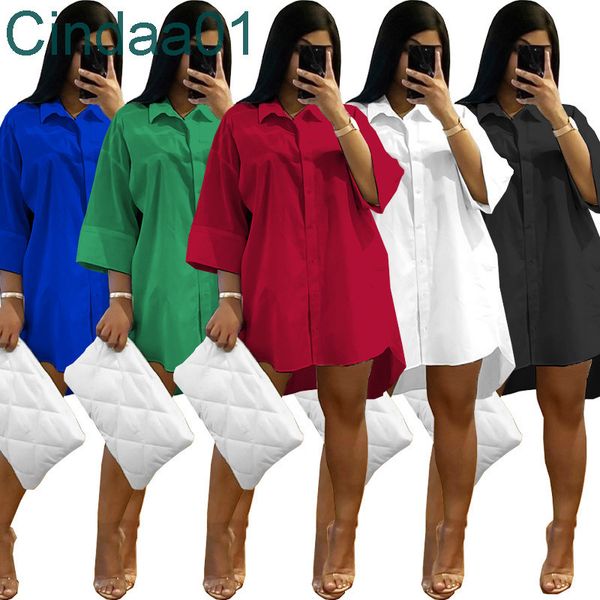 womens plus size dress spring 2022 new solid color loose shirt dress casual lapel neck skirt m-5xl, Black
womens plus size dress spring 2022 new solid color loose shirt dress casual lapel neck skirt m-5xl, Black
