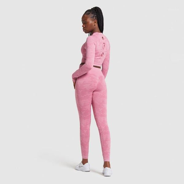 yoga outfits arrival seamless set high elastic camouflage two pieces long sleeve breathable sportswear waist slim fit gym set1, White;red
yoga outfits arrival seamless set high elastic camouflage two pieces long sleeve breathable sportswear waist slim fit gym set1, White;red