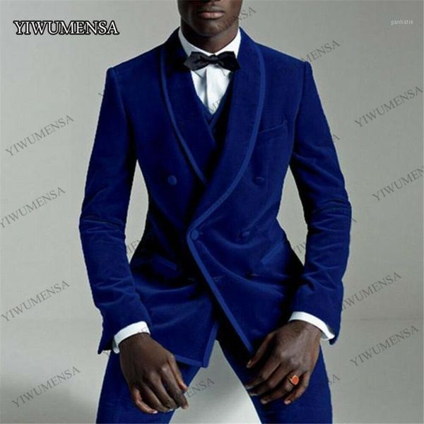 yiwumensa royal blue velvet 3 pieces coat vest pants mens suits for wedding double-breasted blazer shawl lapel tuxedos male 20211, White;black
yiwumensa royal blue velvet 3 pieces coat vest pants mens suits for wedding double-breasted blazer shawl lapel tuxedos male 20211, White;black