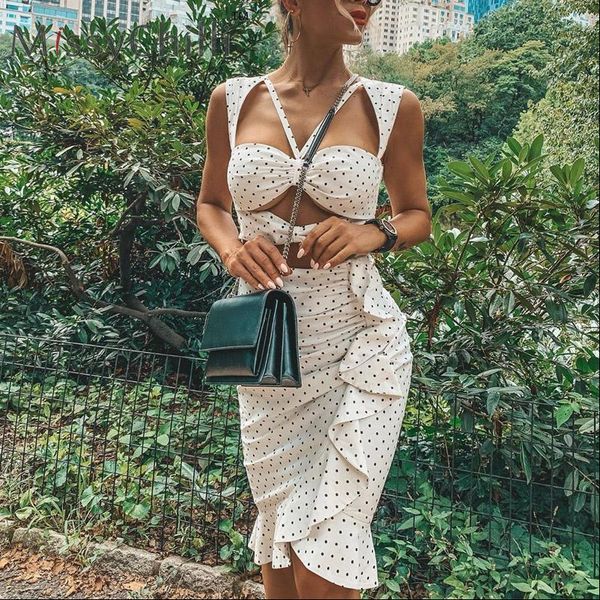 hollow out dot knitted white dress women ruffles backless elegant bodycon dress summer party club beach dress, Black;gray
hollow out dot knitted white dress women ruffles backless elegant bodycon dress summer party club beach dress, Black;gray