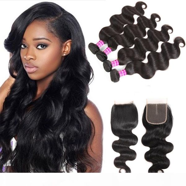 superior supplier brazilian virgin hair body wave remy human hair bundles with lace closure accessories hair weave bundles extensions wefts, Black
superior supplier brazilian virgin hair body wave remy human hair bundles with lace closure accessories hair weave bundles extensions wefts, Black