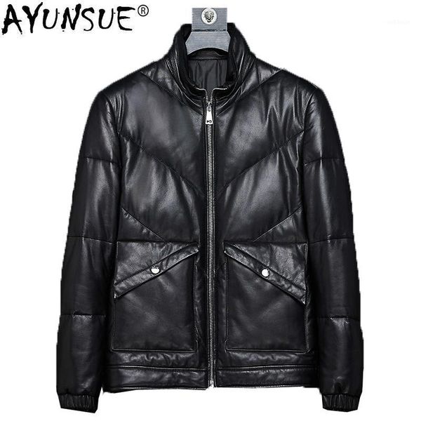 ayunsue genuine leather jacket men korean winter duck down jacket men sheepskin coat short warm blouson cuir homme kj13761, Black
ayunsue genuine leather jacket men korean winter duck down jacket men sheepskin coat short warm blouson cuir homme kj13761, Black