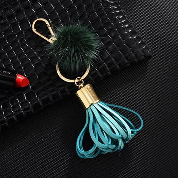 fashion sweet pu leather tassel keychain with mink fur ball key chain key ring holder creative gifts for women bag jewelry h wmtjtz, Slivery;golden
fashion sweet pu leather tassel keychain with mink fur ball key chain key ring holder creative gifts for women bag jewelry h wmtjtz, Slivery;golden