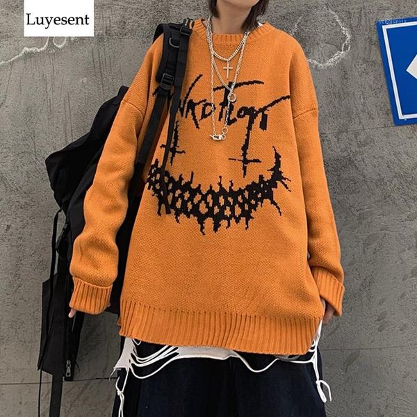 halloween punk long sweater 2019 women man cartoon pumpkin smile letter cool oversize plus size autumn winten knit jumper1, White;black
halloween punk long sweater 2019 women man cartoon pumpkin smile letter cool oversize plus size autumn winten knit jumper1, White;black