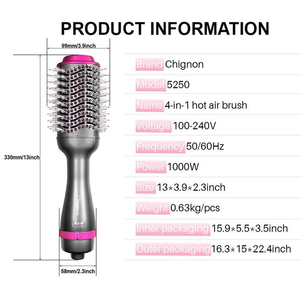 2th 3in1 hair dryer volumizer air brush professional blow dryer comb curling iron hair straightener brush hair styling tool h wmthmw
2th 3in1 hair dryer volumizer air brush professional blow dryer comb curling iron hair straightener brush hair styling tool h wmthmw