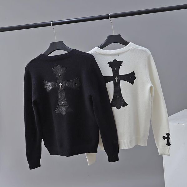 crow ch heart casual loose versatile leather and wool blended couple cardigan ypa7, Black
crow ch heart casual loose versatile leather and wool blended couple cardigan ypa7, Black