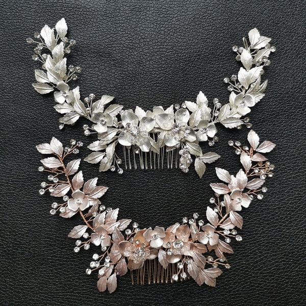 slbridal handmade wired rhinestones crystals flower leaf long wedding hair comb bridal headband hair accessories women jewelry y200409, Slivery;golden
slbridal handmade wired rhinestones crystals flower leaf long wedding hair comb bridal headband hair accessories women jewelry y200409, Slivery;golden