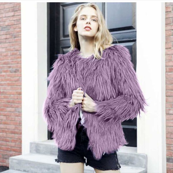 2020 winter new women thick warm fur coat female solid color fashion casual loose plus size jacket ladies faux fur, Black
2020 winter new women thick warm fur coat female solid color fashion casual loose plus size jacket ladies faux fur, Black