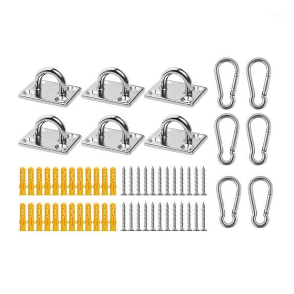 accessories 6 pcs suspended ceiling wall mount u-shaped hooks stainless steel heavy duty multi-function hammock hook plate with hook1
accessories 6 pcs suspended ceiling wall mount u-shaped hooks stainless steel heavy duty multi-function hammock hook plate with hook1