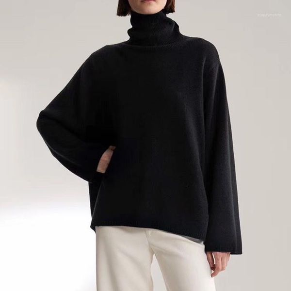 women's sweaters turtleneck womens loose knitted sweater long sleeve knit pullover female asymmetrical autumn and winter knitwear1, White;black
women's sweaters turtleneck womens loose knitted sweater long sleeve knit pullover female asymmetrical autumn and winter knitwear1, White;black