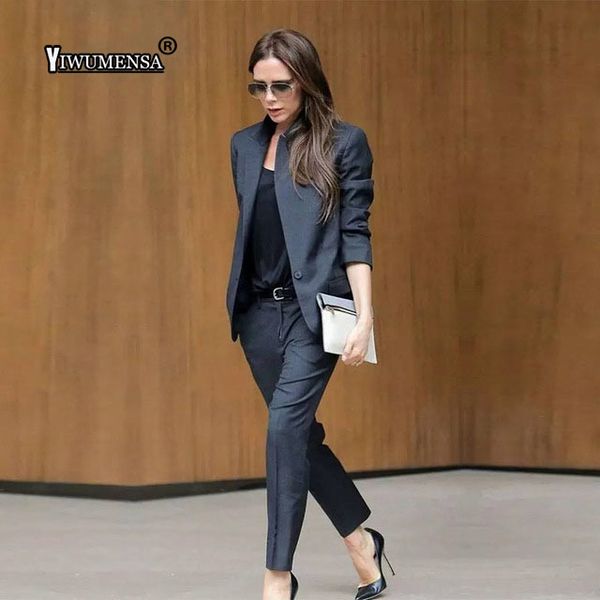 custom dark gray womens business suits female office uniform ladies trouser suits formal womens tuxedo 2 piece set blazer q1215 q1217, White
custom dark gray womens business suits female office uniform ladies trouser suits formal womens tuxedo 2 piece set blazer q1215 q1217, White