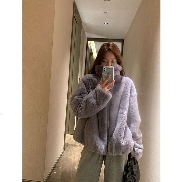 2021 new women's rabbit feather autumn fashion straight tube type foreign style fur coat temperament thick sweet 4xrg, Black
2021 new women's rabbit feather autumn fashion straight tube type foreign style fur coat temperament thick sweet 4xrg, Black