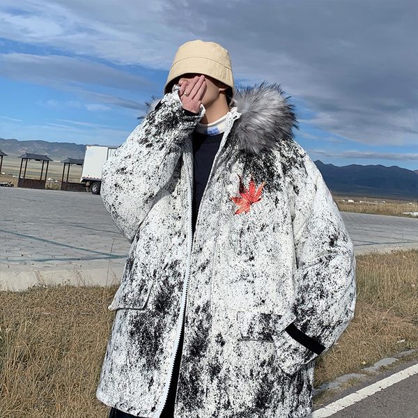 2021 new parka windbreaker fleece thick warm fur coats black white hooded overcoats men's winter clothing 6pz3 
2021 new parka windbreaker fleece thick warm fur coats black white hooded overcoats men's winter clothing 6pz3