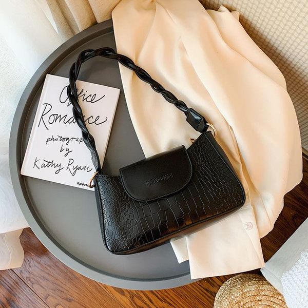 cross body vintage pu leather shoulder bag satchel women small crocodile black brown women's bags
cross body vintage pu leather shoulder bag satchel women small crocodile black brown women's bags