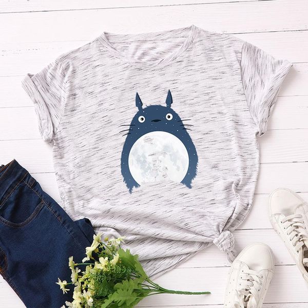 casual t-shirt women t shirt harajuku print totoro camisetas mujer loose o-neck tshirt graphic tee shirt femme, White
casual t-shirt women t shirt harajuku print totoro camisetas mujer loose o-neck tshirt graphic tee shirt femme, White