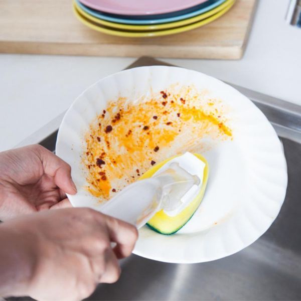 2pcs double use kitchen cleaning brush scrubber dish bowl washing sponge matic liquid dispenser pot window cleaner tool h wmtmiu 
2pcs double use kitchen cleaning brush scrubber dish bowl washing sponge matic liquid dispenser pot window cleaner tool h wmtmiu