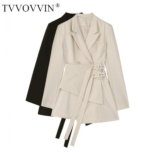 women's suits & blazers tvvovvin suit blazer women patchwork asymmetry vintage jackets black white bandage fashion coats qoz2, White;black
women's suits & blazers tvvovvin suit blazer women patchwork asymmetry vintage jackets black white bandage fashion coats qoz2, White;black
