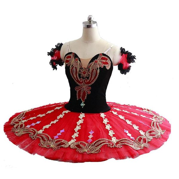 stage wear professional women performance competition red ballet tutu, Black;red
stage wear professional women performance competition red ballet tutu, Black;red