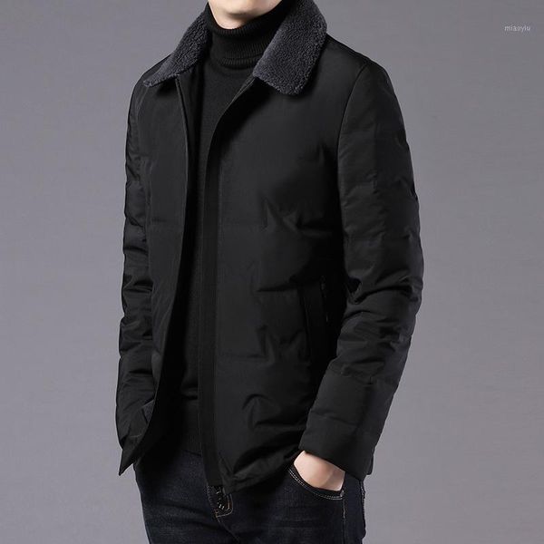 the new winter coats men's 2020 young and middle-aged leisure short coat lapels white duck down warm men's clothing1, Black
the new winter coats men's 2020 young and middle-aged leisure short coat lapels white duck down warm men's clothing1, Black