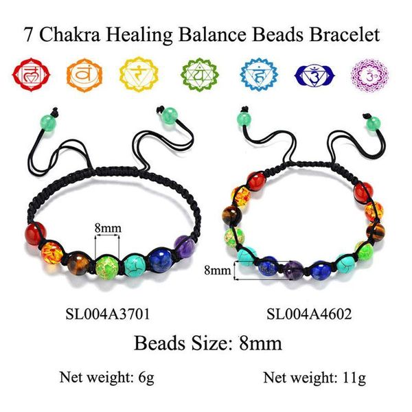 beads bracelet colorful woven rainbow fangy17072102 energy, Black 
beads bracelet colorful woven rainbow fangy17072102 energy, Black